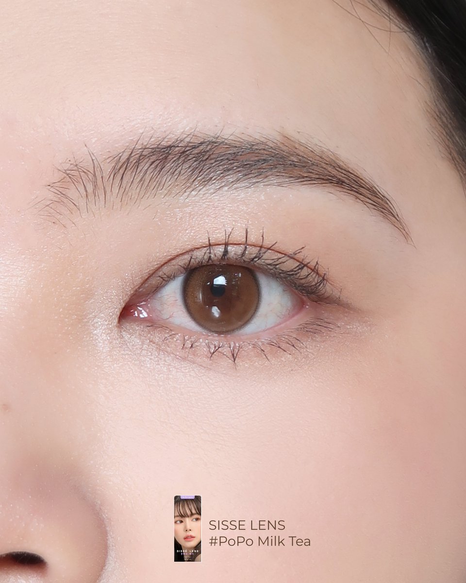 parkropreview's tweet photo. 🧋Sisse Lens รุ่น PoPo Milk Tea คอนแทคเลนส์อีกอันที่ใส่บ่อยมากๆ สีน้ำตาลมิลค์ทีนัวๆ ดูธรรมชาติ ตัดขอบบางๆ มีลูกเล่นเป็นกลิตเตอร์วิ้งค์เสี้ยวพระจันทร์ ใส่ได้ทุกวัน เป็น Everyday Look ที่ดีมาก ไม่โป๊ะ ตาไม่ลอย เป็นแบบรายวันใส่สบายตาสุดๆ
#sisselens #O2airlens #คอนแทคเลนส์เกาหลี