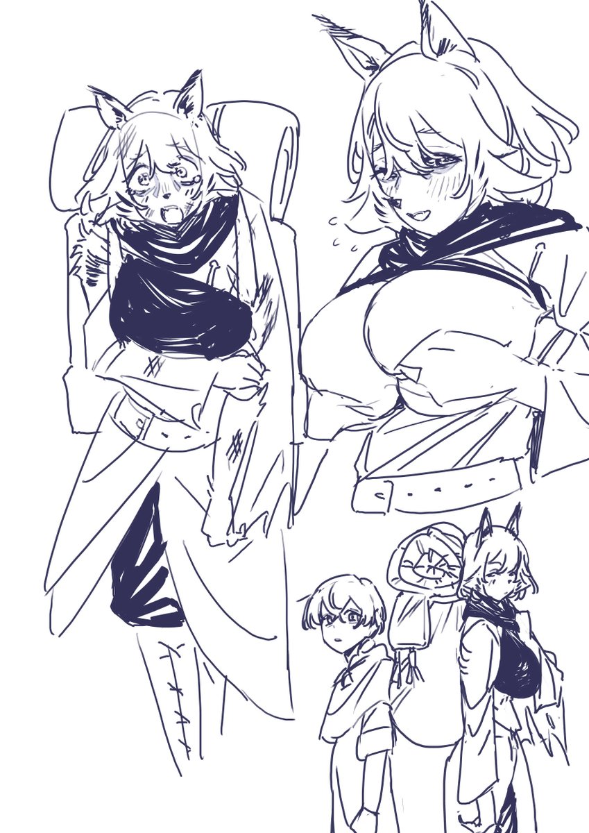 鋭意制作中!
ケモは初めてなのでお手柔らかにお願いします・・・ 