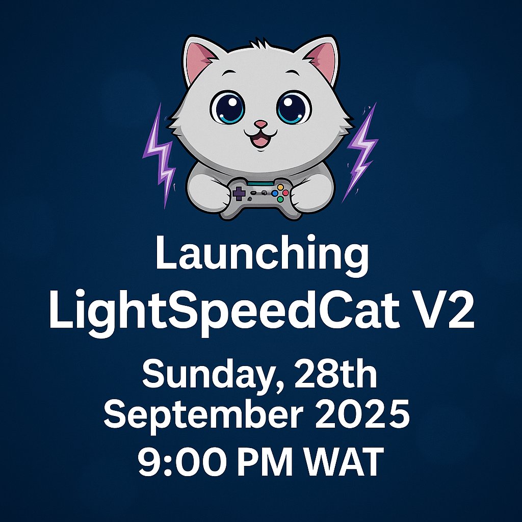 $LSCat V2 Launch Update 🚨

📅 Sunday, 28th September 2025
⏰ 9:00 PM WAT

At launch:
✅️ Buy Tax: 5%
✅️ Sell Tax: 10%

⚠️ This is only to discourage bots from buying &amp; dumping on holders.
⏳ After 20–30 minutes, both Buy &amp; Sell tax will be set at 5% each.

📌 Important: The