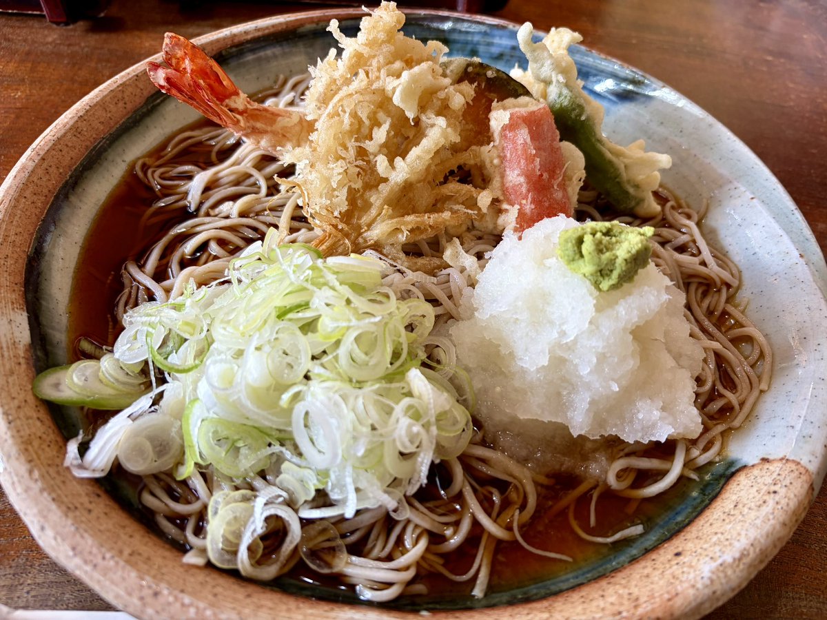 信州のお蕎麦はやっぱり美味しい🍤
#旅行 #グルメ