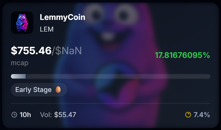 LemmyCoin (Meme on Somnia) tweet media