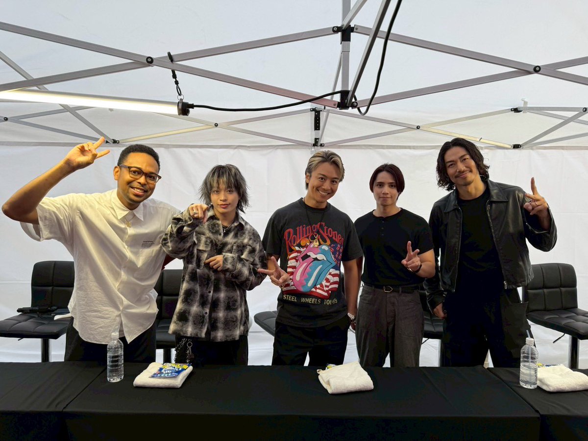 EXILE_Staff's tweet photo. ／
#EXILEキックオフイベント
『EXILE LIVE TOUR 2025 "THE REASON" KICKOFF EVENT』
@愛知
ありがとうございました！
＼

#EXILE24周年
いつも温かい応援を
本当にありがとうございます！

25年目もその先も
共に素敵な時間を過ごしましょう✨

明日は
『EXILE LIVE TOUR 2025 "THE REASON" KICKOFF EVENT』
@イオンレイクタウンkaze(光の広場)[埼玉]

出演者：
#KENCHI 
#SHOKICHI 
#NAOTO
#陣
#岩谷翔吾

ぜひ会場でお会いしましょう！

#EXILE
#EXILE_Get_go
#EX_THEREASON