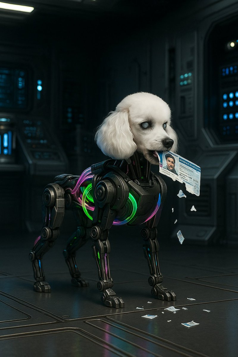 TimBoomBlam's tweet photo. What good is a Digital ID? @LingLingHead $LING can't chew them up 🐩 #DigitalID https://t.co/lxfDI5ECmb