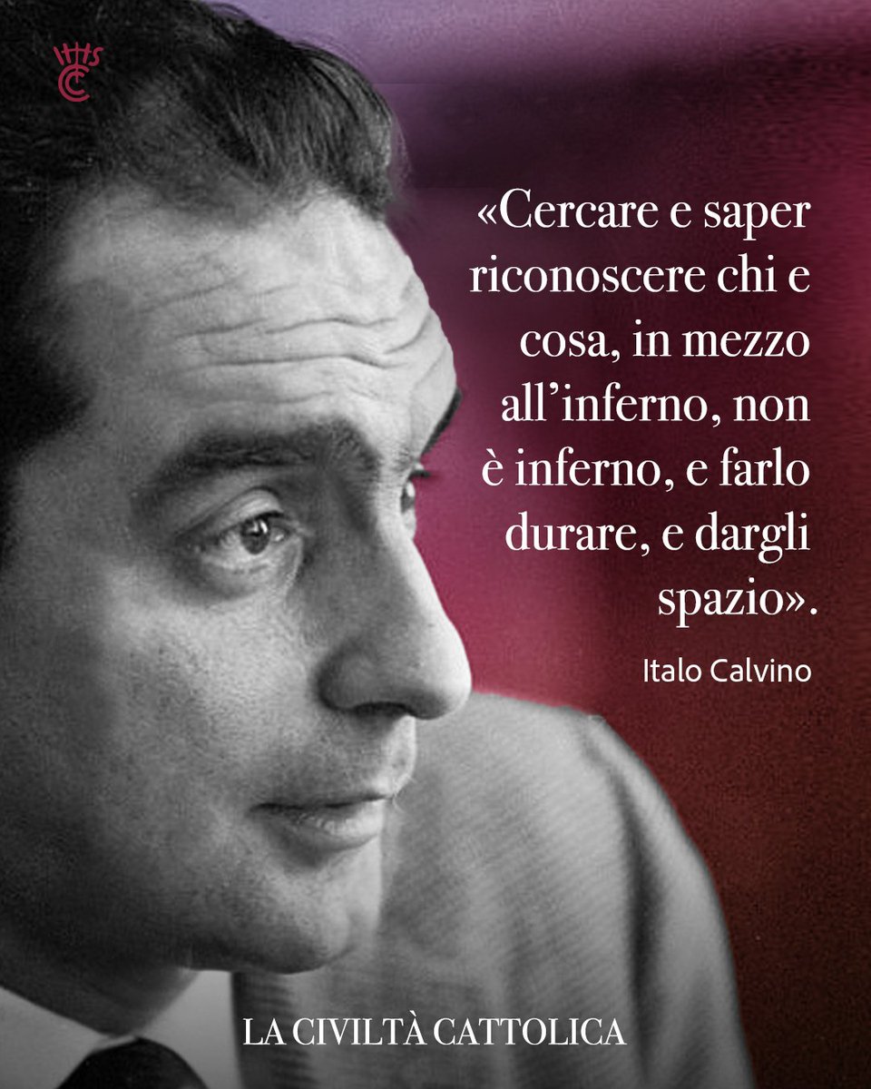 🔝 I + letti della settimana

📚 Italo Calvino: le sue Lezioni e il mondo che ha saputo immaginare

Il #19settembre di 40 anni fa, ci lasciava Italo Calvino. Inquieto, intellettualmente vivacissimo e dalla creatività multiforme, nella vita privata schivo e di poche parole,