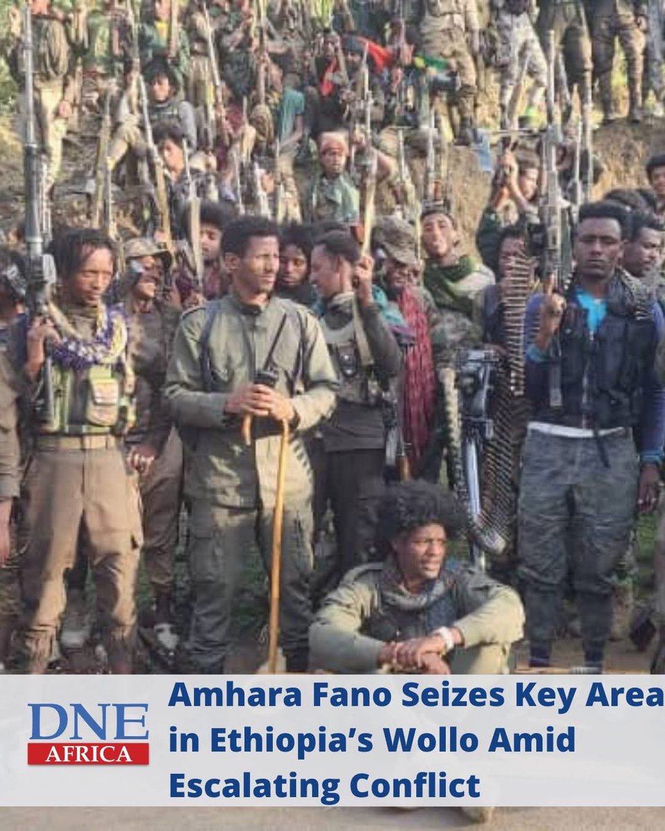africa_dne's tweet photo. Amhara Fano Seizes Key Areas in Ethiopia’s Wollo Amid Escalating Conflict

Read more: https://t.co/C0fdLvPdBW https://t.co/X6bGwU7dT3