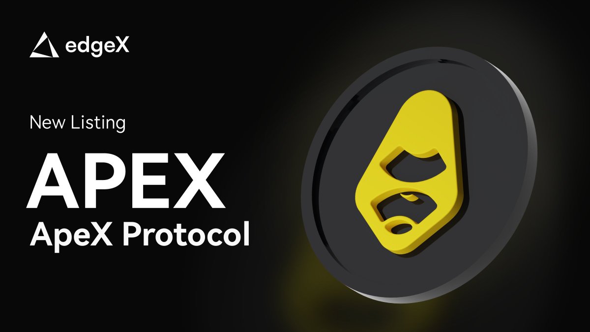 edgeX_exchange's tweet photo. edgeX New Listings
Liquidity meets $APEX.        

Trade and find your edge on edgeX: 
https://t.co/2fKDLKkCk9
