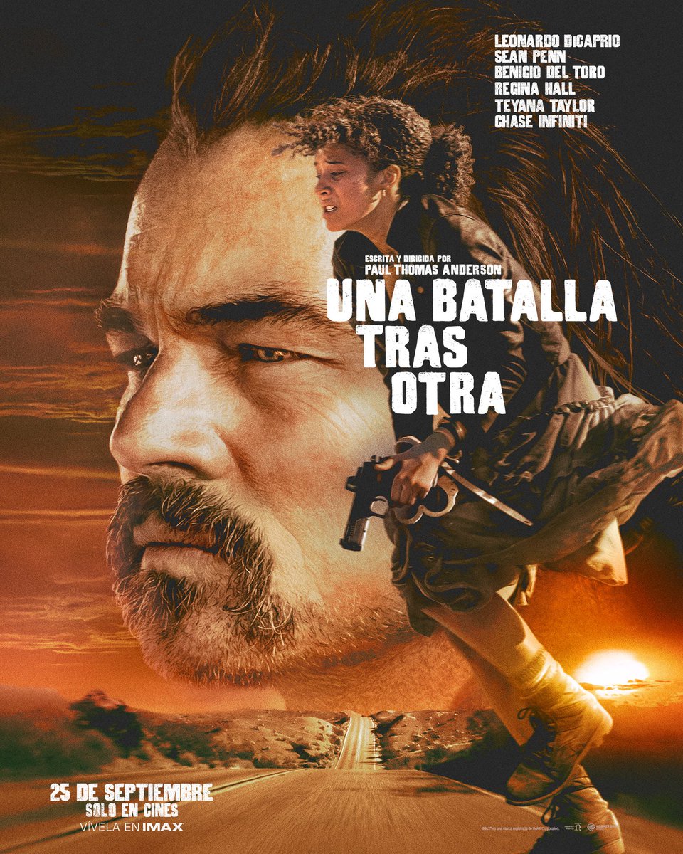 Guirc_007's tweet photo. #UnaBatallaTrasOtra es la mejor película que he visto en lo que llevamos de año y dudo que alguna me guste más.

Muy crítica y tensa, con escenas buenísimas, personajes geniales y un último acto de 10. El reparto se entrega al máximo, Sean Penn va a ser recordado.

¡BRUTAL! https://t.co/dXS8VqzobH