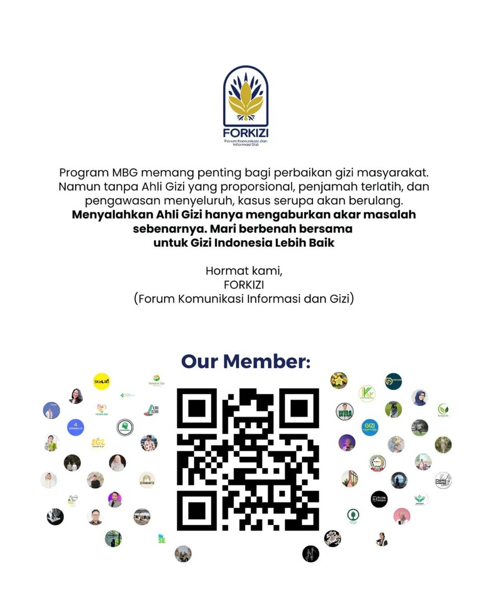 Oh ya, yang kemarin itu tidak mewakili para ahli gizi ya!

Monggo...