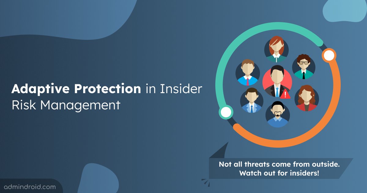 Tired of #InsiderThreats keeping you up at night

#AdaptiveProtection in #MicrosoftPurview is the ultimate solution – automatically adapting security measures based on user behaviours!
blog.admindroid.com/minimize-insid…

#Compliance #insiderriskmanagement #AdminDroid
