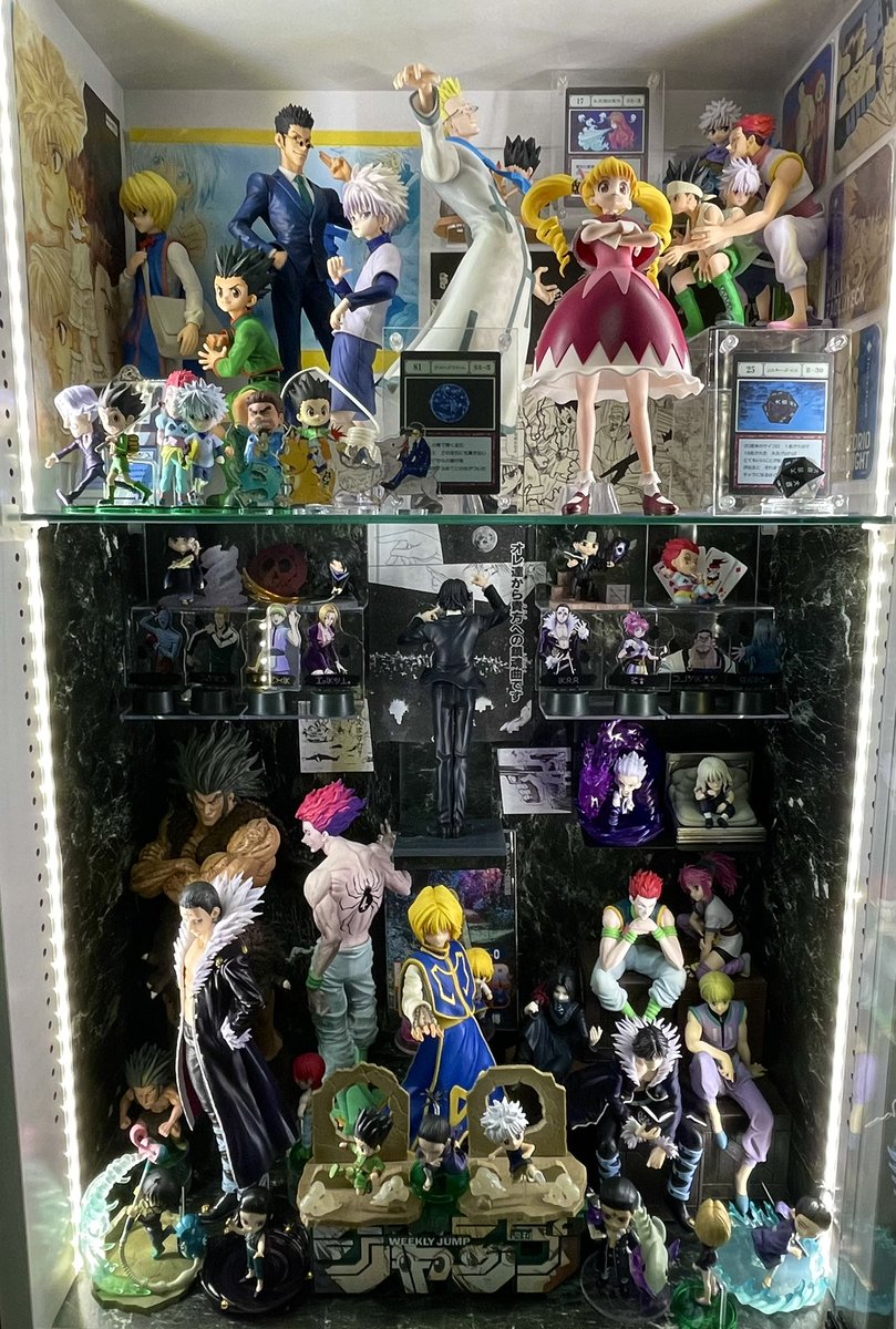 HUNTER×HUNTERディスプレイ一旦現状💪 好きが詰まってます