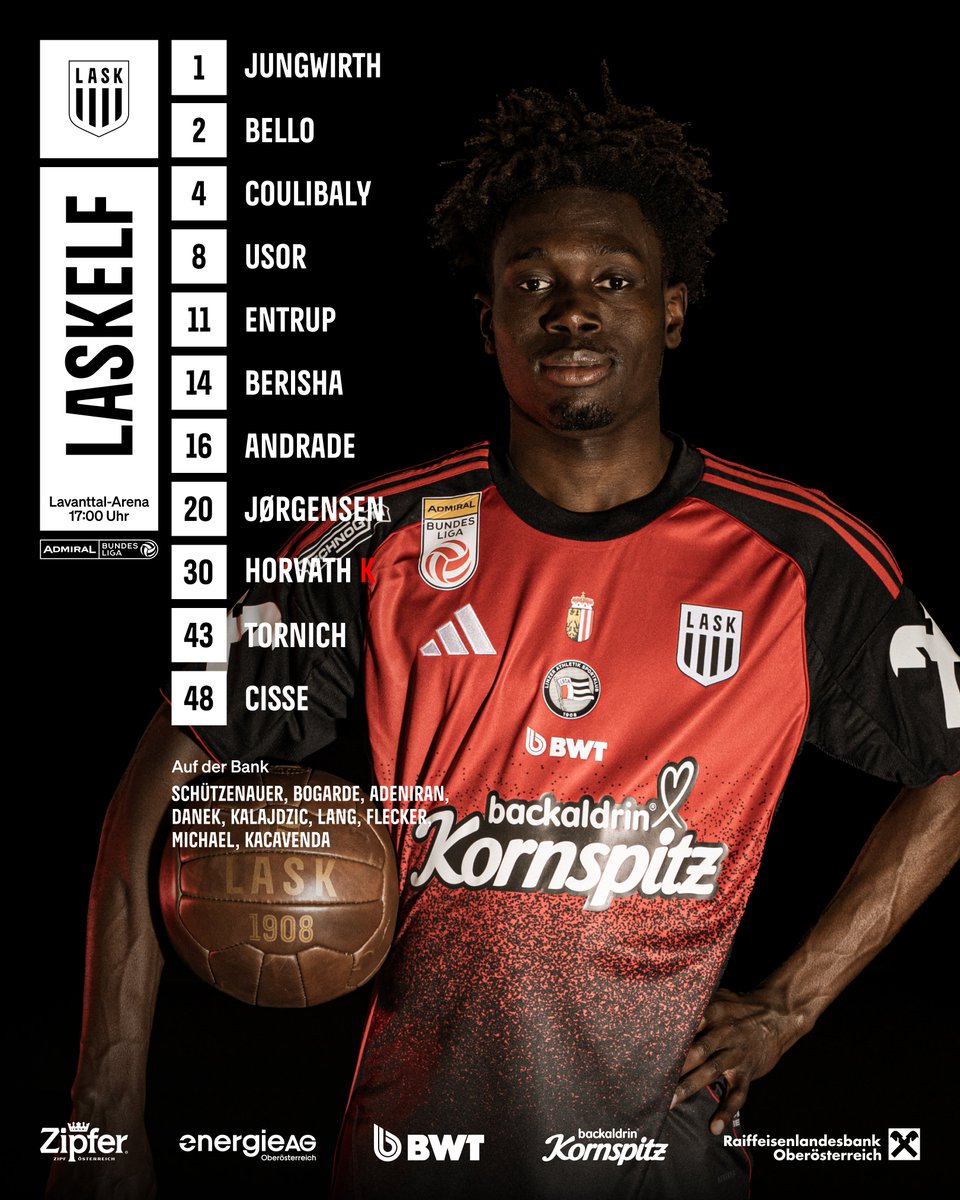 LASK_Official's tweet photo. So starten wir ins Auswärtsspiel beim @WolfsbergerAC ⚽️ Gemma, LASKler! ⚫️⚪️ #WACASK https://t.co/MMvcB0MTGi