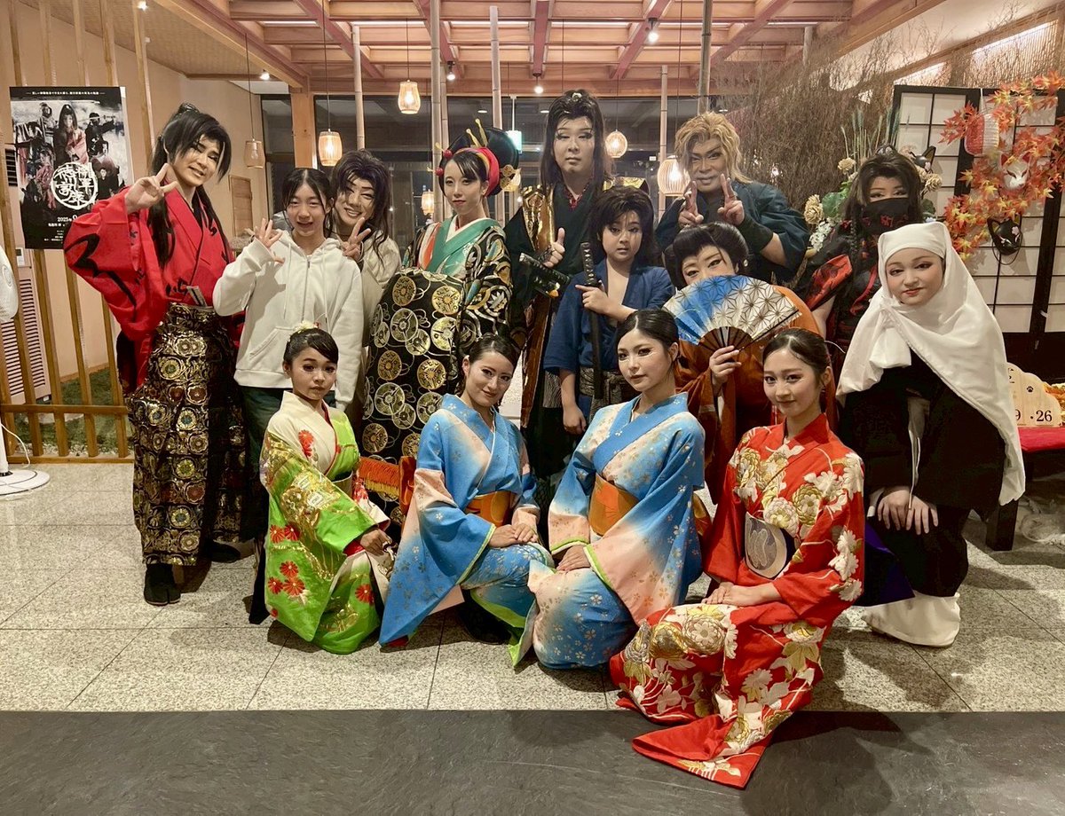 nikko_h_theater's tweet photo. 日光舞踊絵巻
『将軍、徳川家康』

九月公演終演いたしました✨

たくさんのご来場誠にありがとうございました！

10月は9,10,28日に、『劇団暁』メインにて開催いたします🪭

引き続きよろしくお願いいたします！ https://t.co/h12F7rxYwr