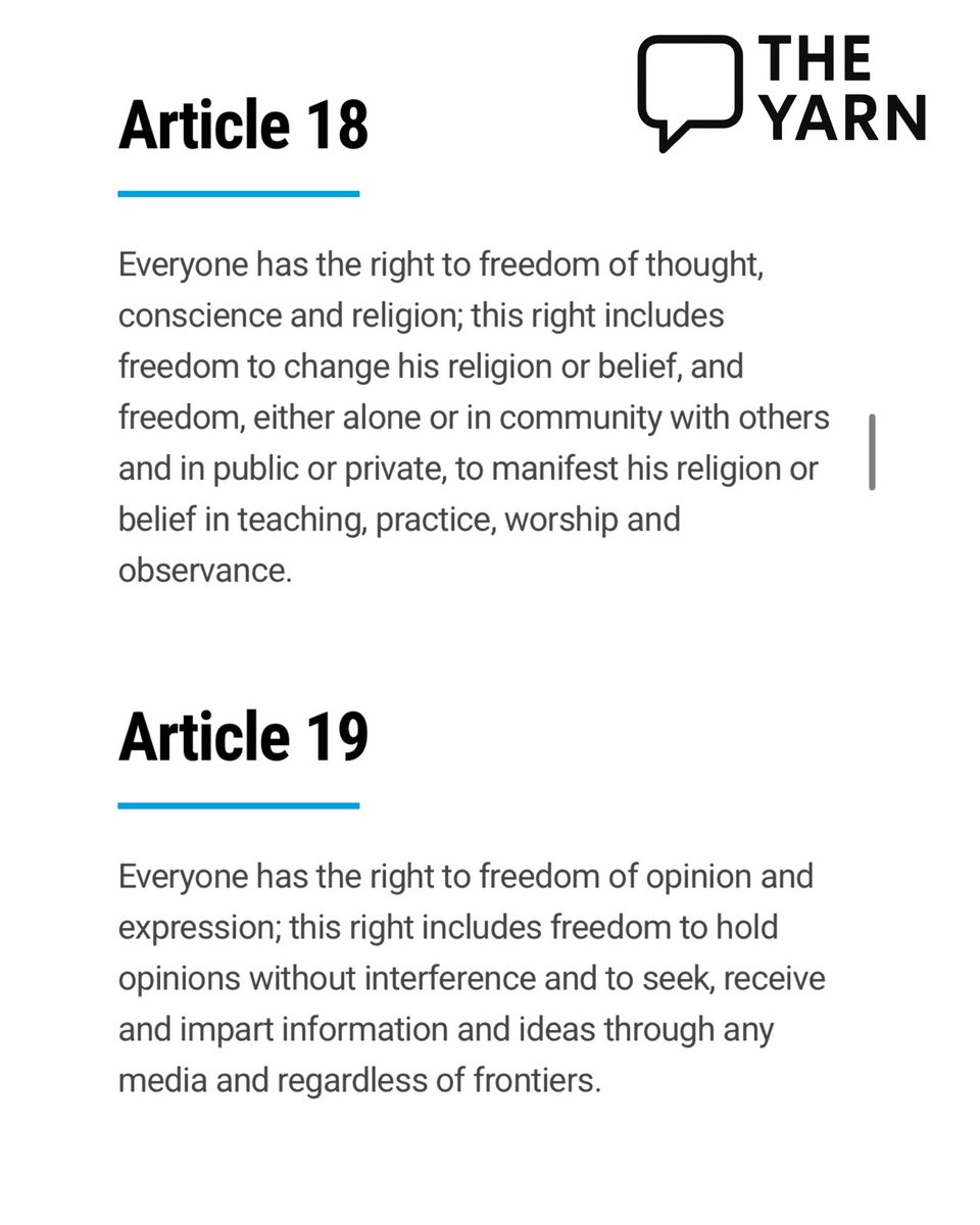 Free Speech and Free Thought: Rights on Paper, Stripped in Practice

The United Nations declared in 1948 that freedom of thought and freedom of expression are universal rights. Article 18 of the Universal Declaration of Human Rights guarantees freedom of thought, conscience and
