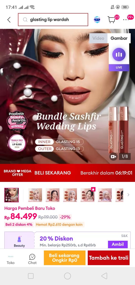 guys Pesta Gajian Hampir Selesai di lazada nih, buruan deh pada checkout yang banyak mumpung masih ada voucher bonus s.d 500rb !!
s.lazada.co.id/s.ZXCPuU