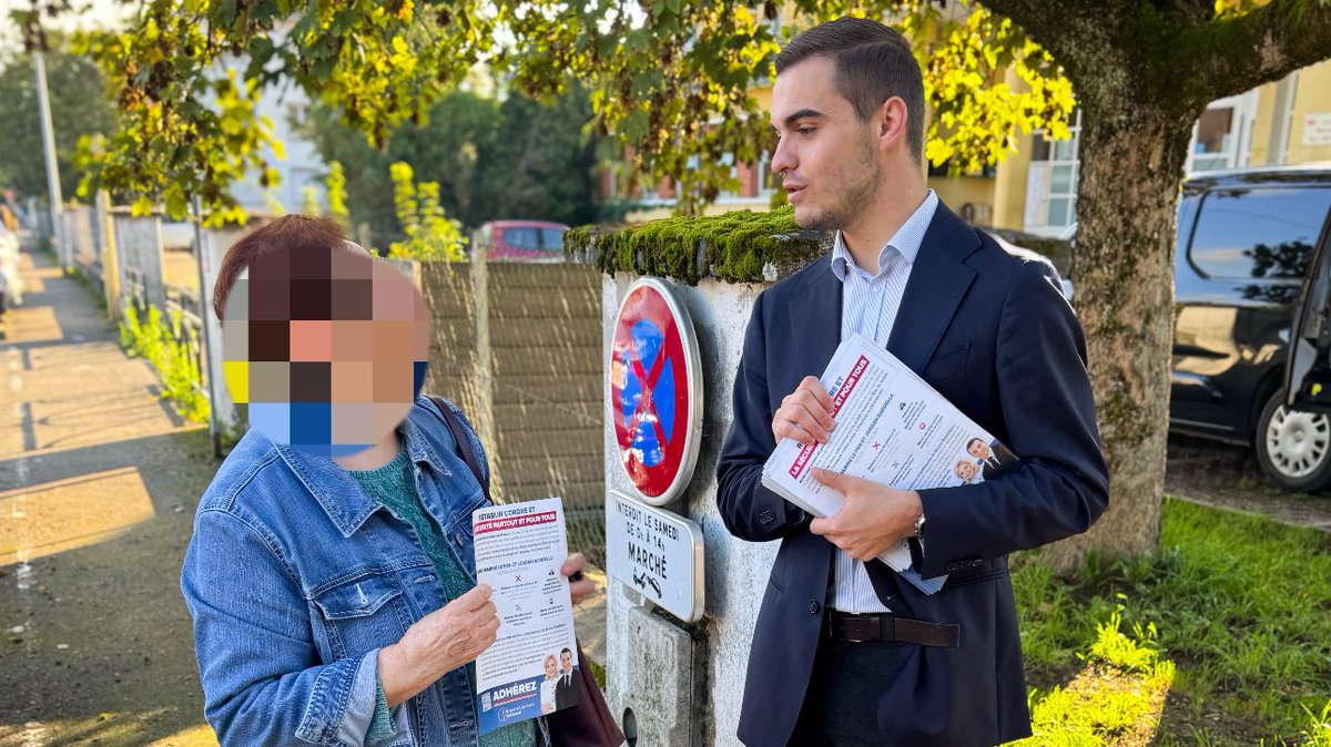 🇫🇷 Au marché de Louhans, au contact des habitants. L’urgence sécuritaire et la nécessité de remettre la France en ordre ont été au cœur de nos échanges. Partout le même constat : une forte attente d’alternance et de renouveau.