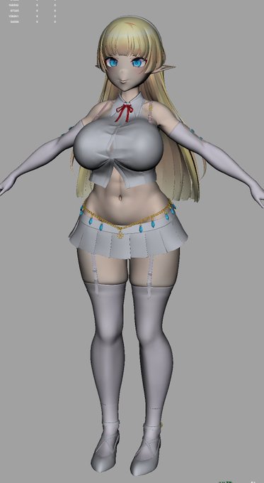 なんだかんだこんぐらいまでは作っている。
おっぱいは進捗スクショの度にずっとでかくなっている 