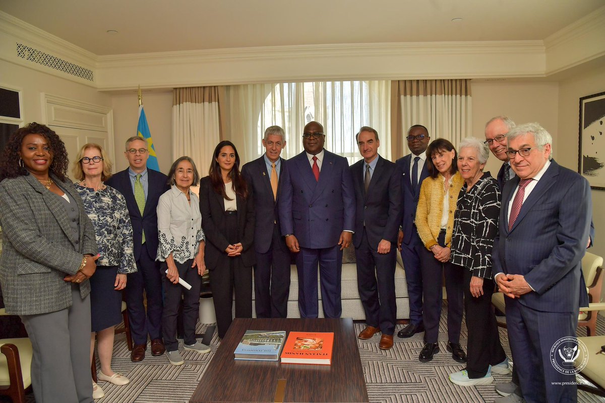 Ce vendredi 26 septembre à New-York, le Président de la République Félix Antoine Tshisekedi Tshilombo a reçu une délégation d’une dizaine des représentants de la communauté juive des Etats -unis d’Amérique( USA).

Réputée influente dans les milieux politiques américains et une