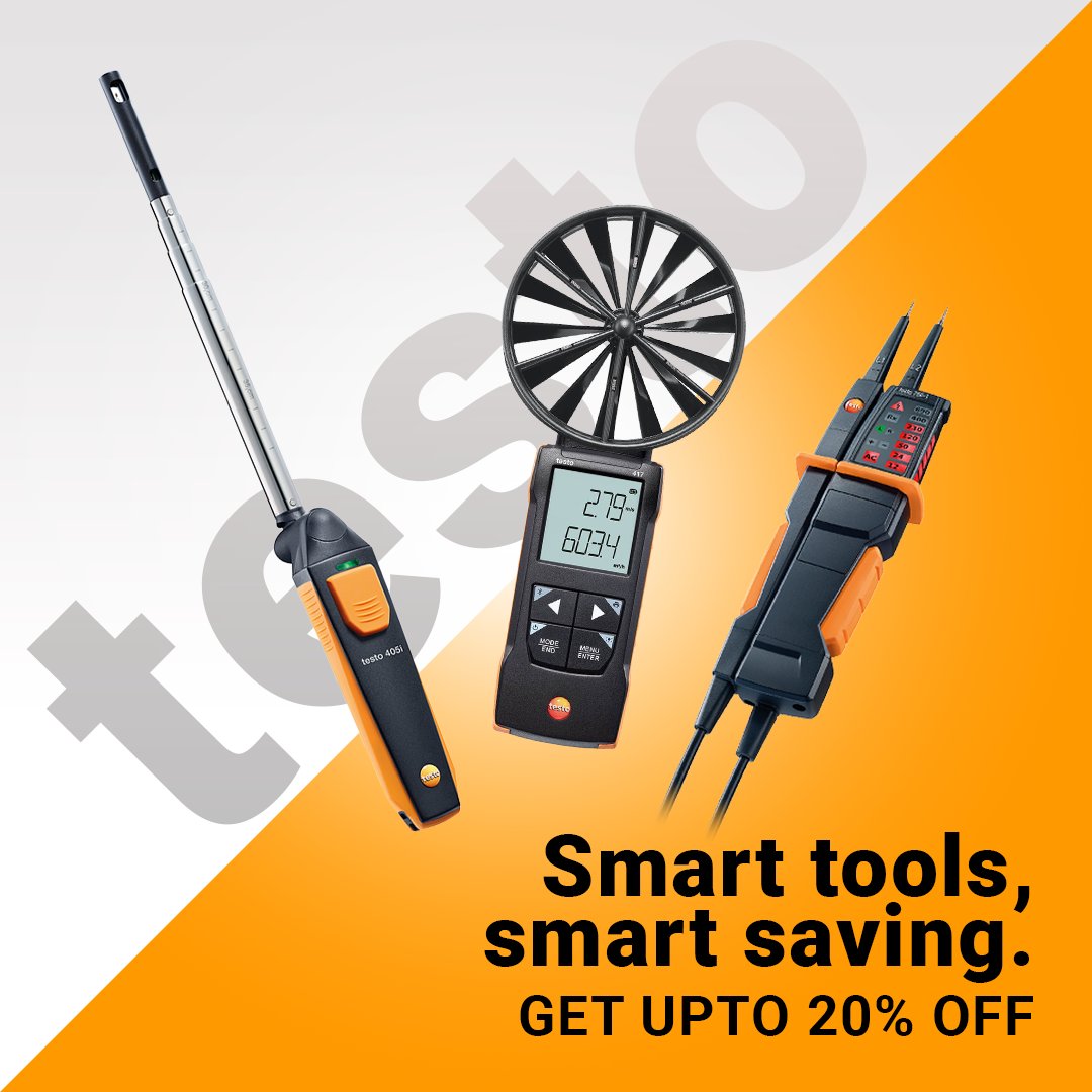 Time to level up your toolkit! 🛠️ For a limited time, save up to 20% on our most popular climate and electrical testing instruments. Don't miss your chance to get a deal on our best sellers.

Shop now! ➡️testo.com/en-UK/exclusiv…