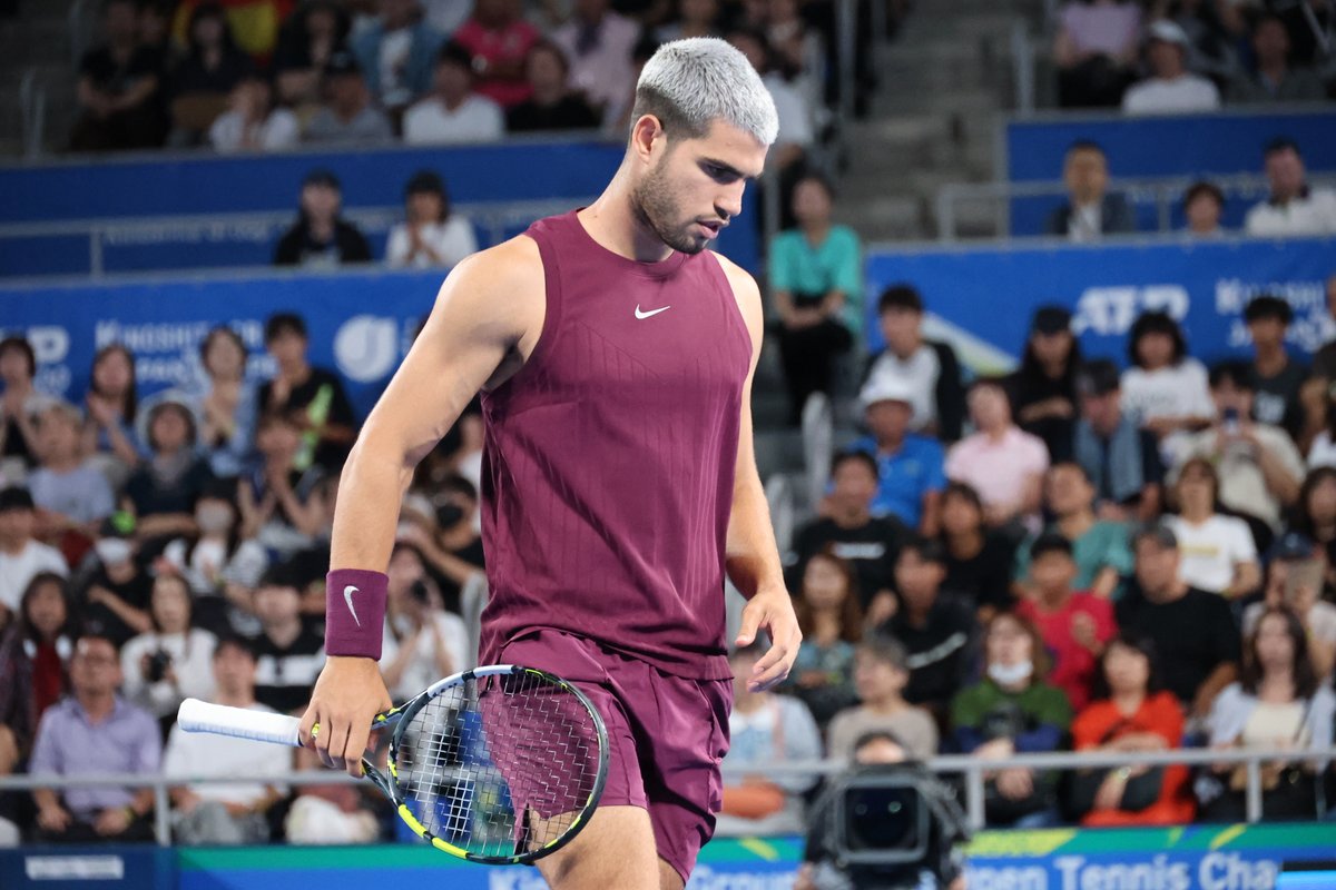 アルカラス 選手🎾 勝利後オンコートインタビュー🎤 ＼ 🗣️「なかなか