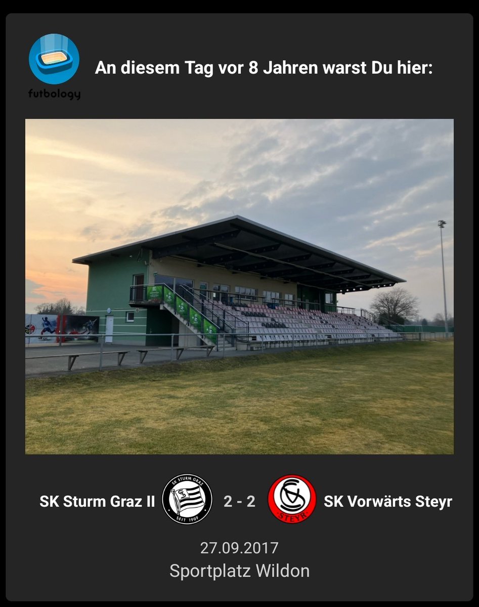 Ah ja, dieser Monat als Messendorf nicht bespielbar war und Sturm 2 für seine Ligaspiele nach Wildon hat ausweichen müssen