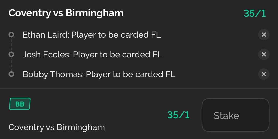 bettingvillage's tweet photo. Coventry v Birmingham 🟡🔴

All on SBK, link below.

18+ gambleaware https://t.co/gxk3kO4fI0