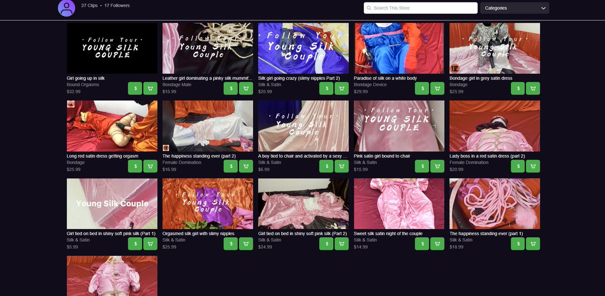Our Store on Clip4sale has been recovered. 

Please come and check the link below to see more and many related videos 
clips4sale.com/studio/191789/…