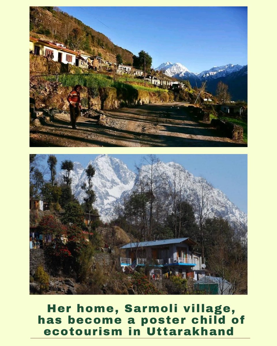REAPUttarakhand's tweet photo. 🌍 This #WorldTourismDay, meet Seeta Devi of Sarmoli, Uttarakhand — with REAP’s support she turned her home to an eco-friendly homestay, empowering her community while welcoming the world. ✨

@IFADAsia @REAPPithoragarh https://t.co/Q7Mj37hpYR