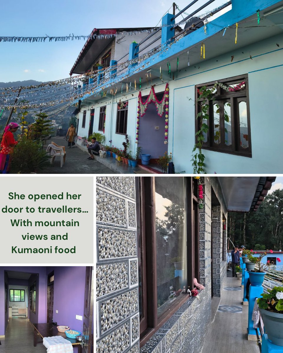 REAPUttarakhand's tweet photo. 🌍 This #WorldTourismDay, meet Seeta Devi of Sarmoli, Uttarakhand — with REAP’s support she turned her home to an eco-friendly homestay, empowering her community while welcoming the world. ✨

@IFADAsia @REAPPithoragarh https://t.co/Q7Mj37hpYR