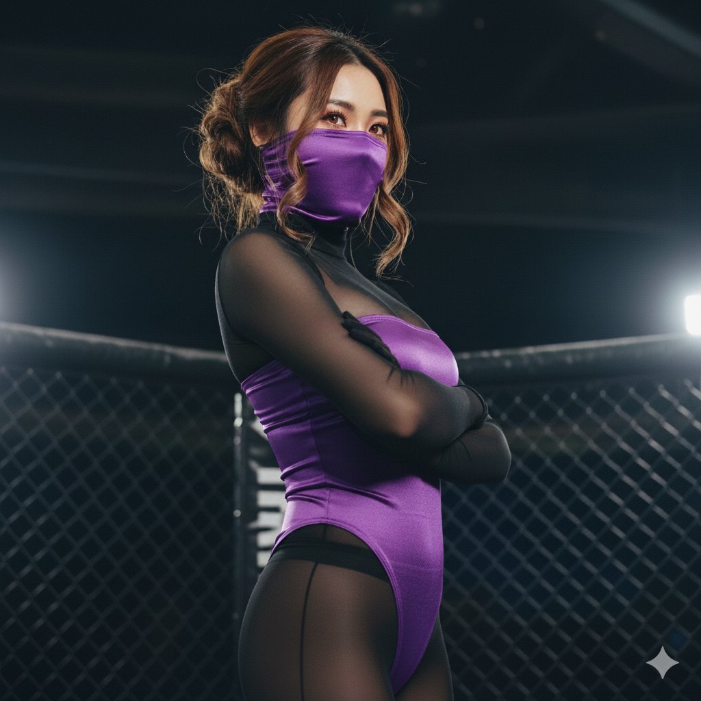 pic4safari's tweet image. "Ladies and gentlemen, brace yourselves for the next contender! A shadowy figure cloaked in a ninja’s mask! Her identity’s a secret, her skills unknown. Can she survive in this ruthless arena? Let’s find out!"

#femaleninja #kunoichimaster #bodystocking #leotard #maskedwoman