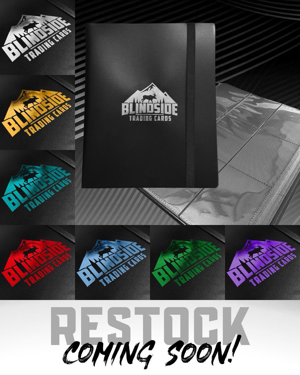 Keep an eye out for our binder restock next week!