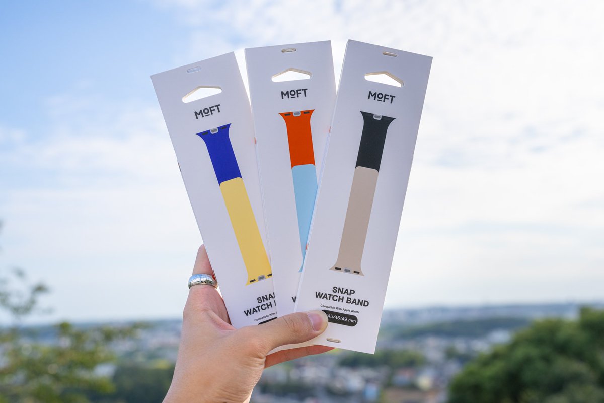 gongon_makigon's tweet image. MOFT様よりApple Watch用の新作バンドをご提供してもらいました⌚️
カラーが全5種類、しかもリバーシブルで可愛い！✨
気分によって付け替えれるから気に入っています🥰
#MOFT  #モフト #MOFTのある生活