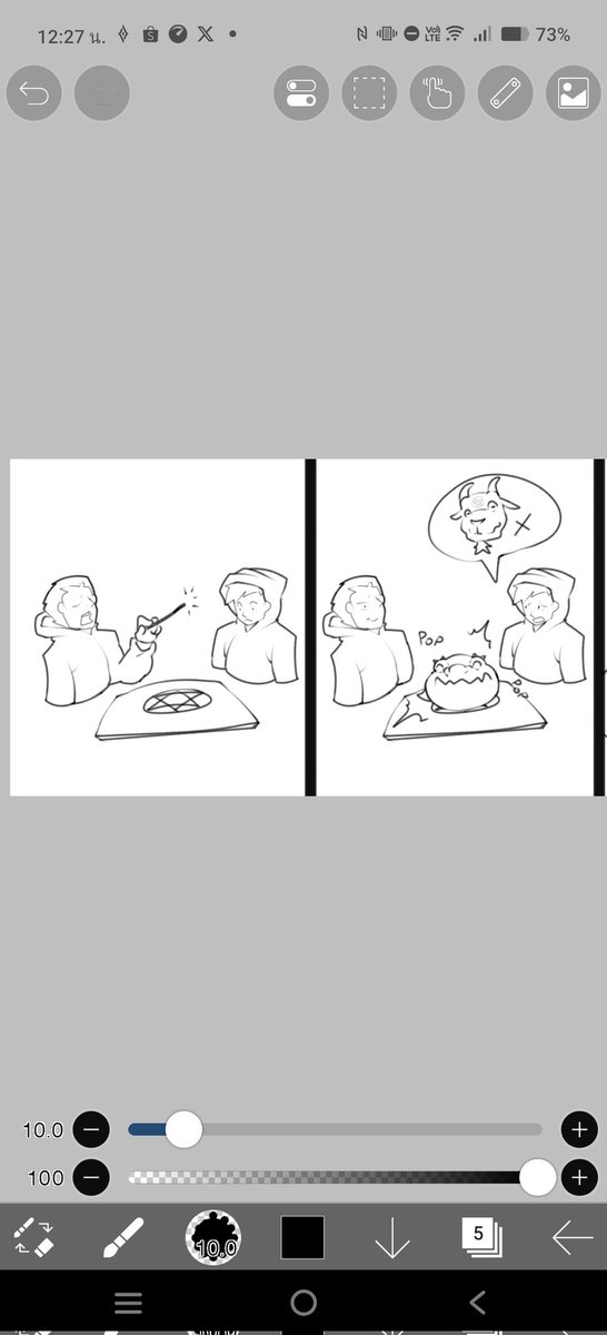 Patreon wippp 
The demon summoning failed, but summoned Dirus instead.