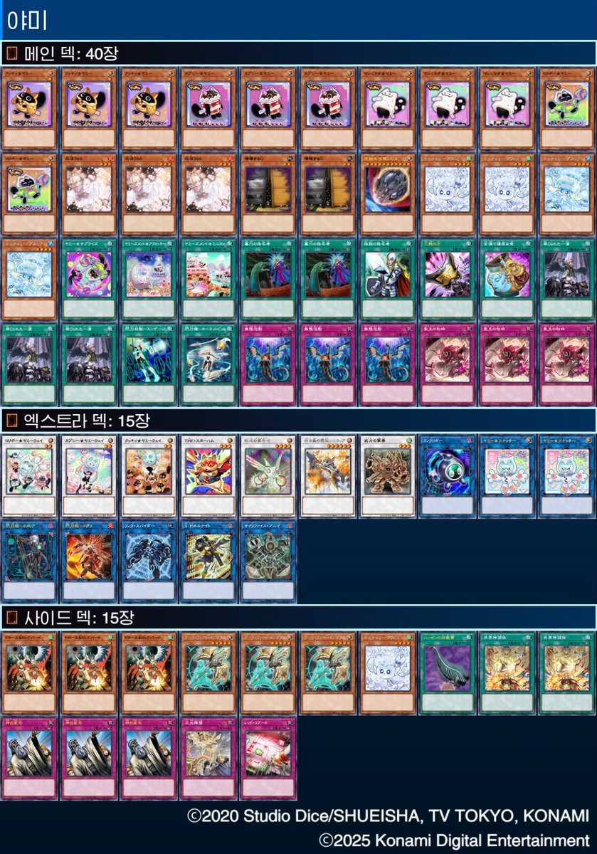 9/27일 tcg드로우 GDCS 팀전 우승
덱 야미

1라 지각 팀패
2라 룡화 선oo 팀승
3라 염왕 후oxo 팀승
8강 루닉 후xo-ex팀승
4강 퓨어리 후oo 팀승
결승 하얀 숲 선oxo 팀승
기본도 못했습니다