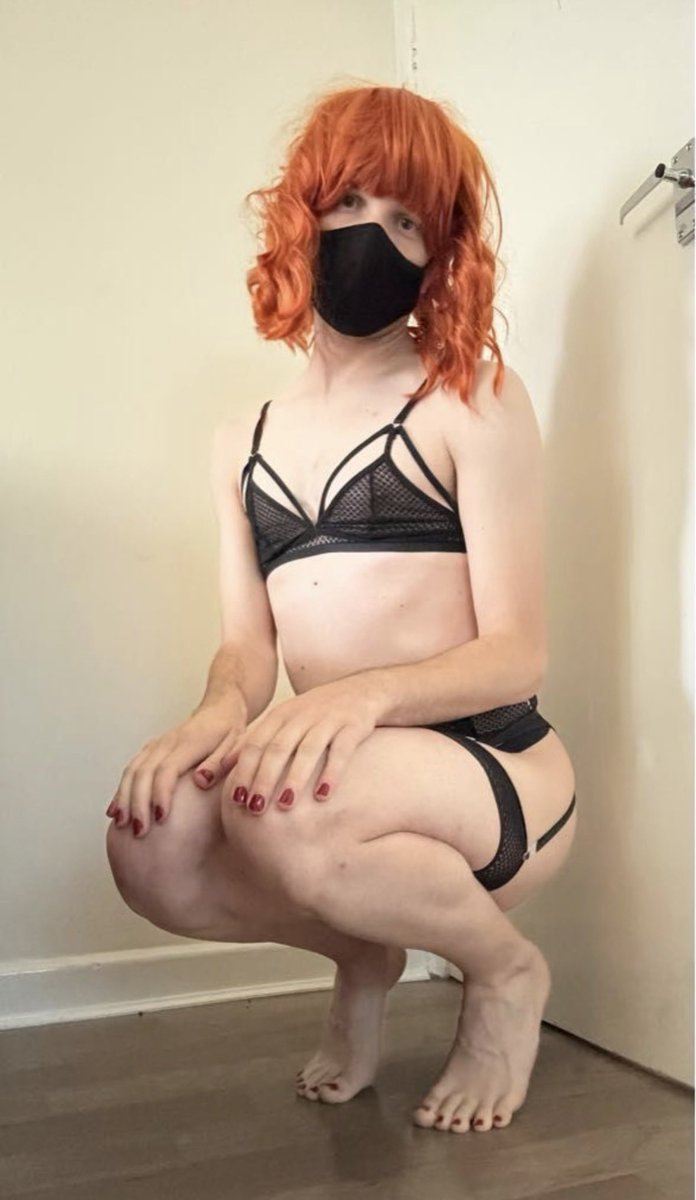 I’ve waited so long to get dressed up again 🤭 a whole day to myself hehe 

#sissy #femboy