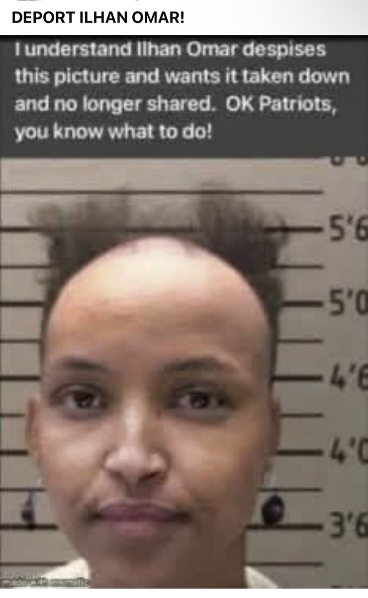 AmbrosioRoseann's tweet photo. @EIshmael_ @IlhanMN No one  would want to be this jihadist!! https://t.co/gwB6lKV7cR