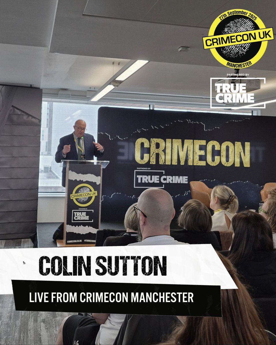 📣 CrimeCon Manchester is officially underway! We've already had two very powerful deep dives into the minds and motives of perpetrators as well as the law enforcement teams that bring them to justice! 

...And we still have a full day of fascinating discussions to come!