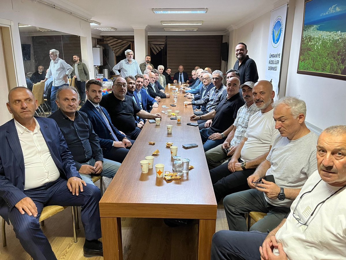 53. Sağlık Bakanımız Sn. Kemal Memişoğlu başta olmak üzere tüm hemşerilerimize katılımları için teşekkür ediyoruz.

O’cu, bu’cu yok ! Sen, ben yok ! Biz var !

Rizeli olmanın siyaset üstü olduğu, birlik, beraberlik ve samimi duygular ile hep beraberiz.

RİZE PLATFORMU