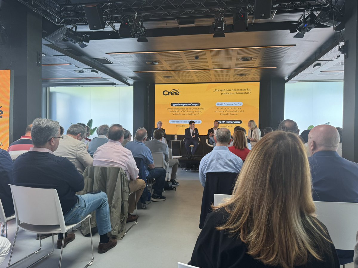 Tenemos un ADN reformista , ideas claras y un plan para mejorar la vida de los españoles, hoy presentamos nuestra ponencia política.

<a href="/CreeOficial/">Cree Oficial</a> <a href="/CreeMadrid/">CreeMadrid</a> <a href="/GironaJean/">Jean Castel Sucarrat</a> <a href="/JILopezBas/">Juan Ignacio López-Bas Valero</a> <a href="/EvaPomar/">Eva Pomar 🇪🇺🇪🇸</a>