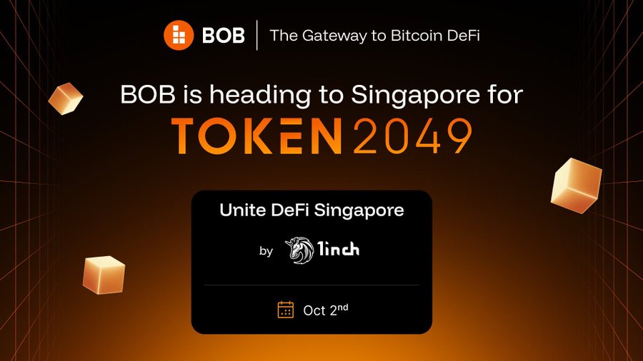 $21M raised from Castle Island Coinbase Ledger and top BTC miners

30+ people from Binance Kraken Amazon PwC BCG building it

100+ projects already plugged into <a href="/build_on_bob/">BOB</a> including Uniswap Chainlink Fireblocks

this isn’t chance BOB is engineered to win
next week Singapore