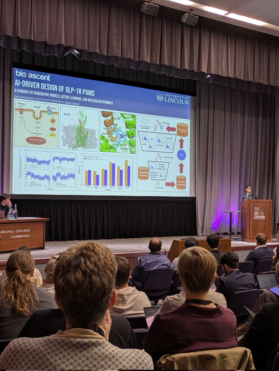 angelo_rules's tweet image. Great time at the #AIChem25 meeting in Cambridge. Our AI work on GLP1-R PAMs was very well received.