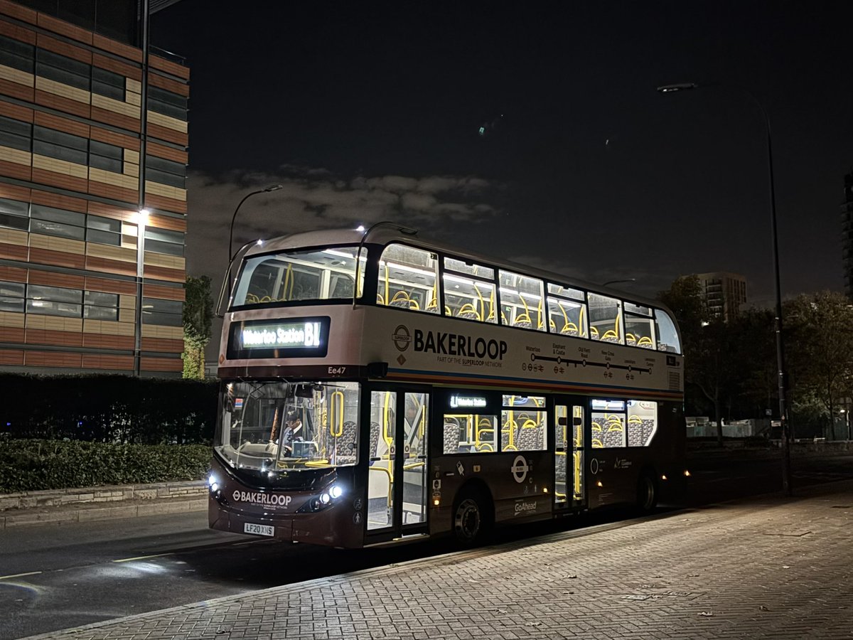 LTransport65's tweet image. The latest addition to the Superloop network was introduced today with the ‘Bakerloop’ BL1. The route mirrors the proposed Bakerloo line extension to Lewisham, and has had its buses fitted with the same Barman moquette used on the 1972 Stock