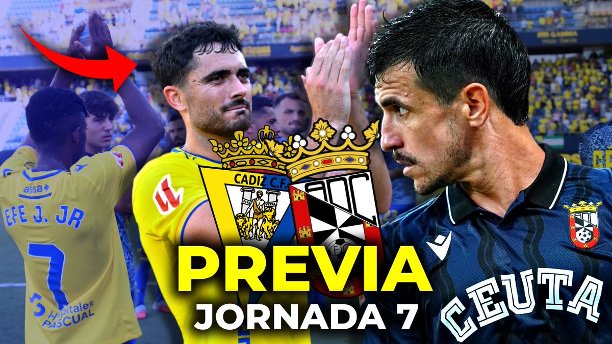 🆕¡𝐍𝐔𝐄𝐕𝐎 𝐕𝐈́𝐃𝐄𝐎 en YT!

🟡La PREVIA del CÁDIZ CF - <a href="/ADCeuta_FC/">AD CEUTA FC</a> con <a href="/RubenBaezR/">Rubén Báez Ruiz</a> 

🔎Nombres propios y cómo llega el cuadro caballa

🔙Ex cadistas regresan a Cádiz

🗣️Declaraciones de Iza y Garitano sobre Brian Ocampo

❤️¡Se agradece un RT, gracias por el apoyo!