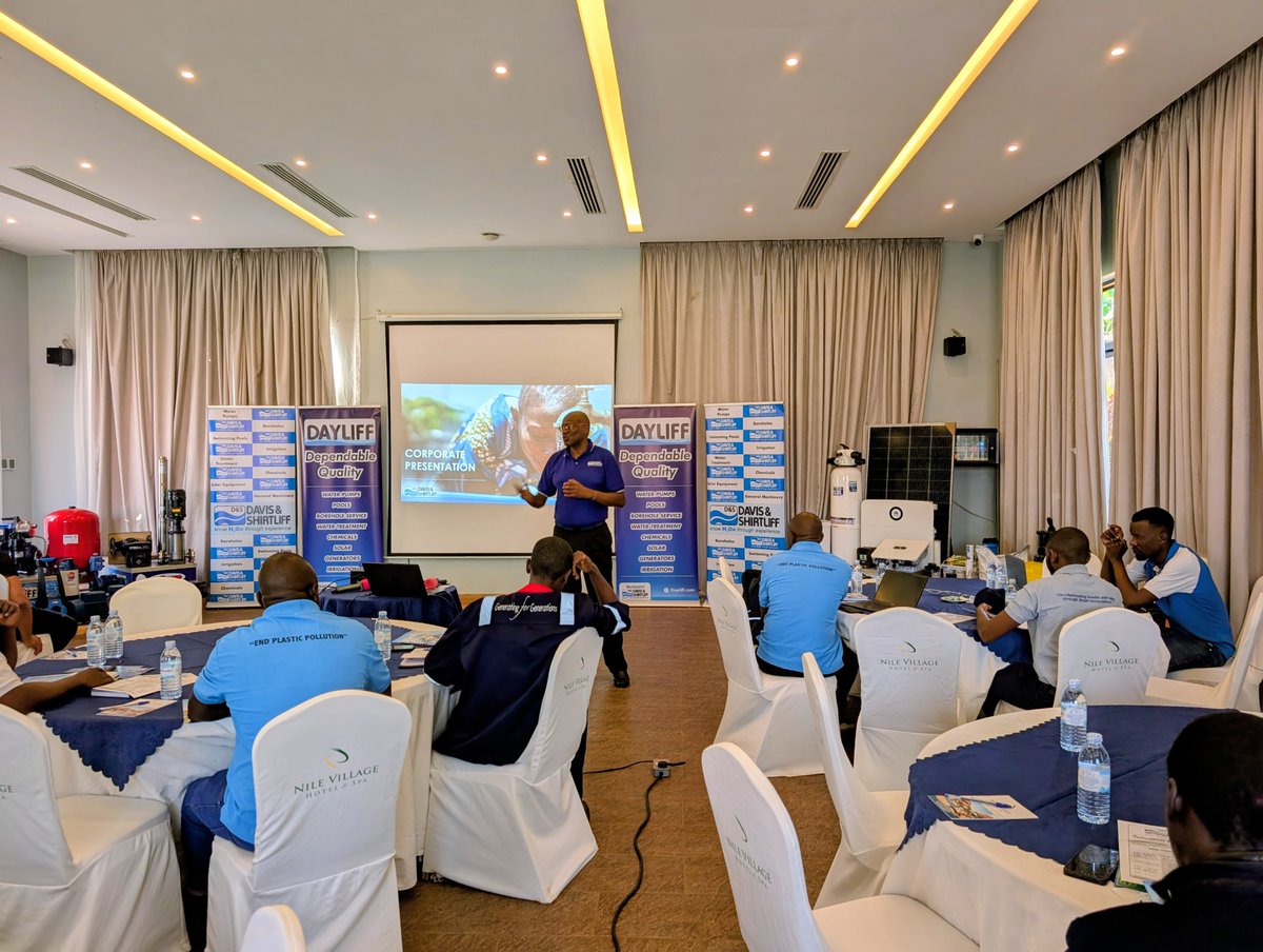 DayliffUG's tweet photo. Powering Eastern Uganda's growth!

Davis &amp; Shirtliff - Jinja branch, led by Cyrus Drasiku, brought together key industries to explore Dayliff solutions for optimizing Water and Energy operations.

Learn more: https://t.co/cXid6ZSov6 https://t.co/abnLBxemuo