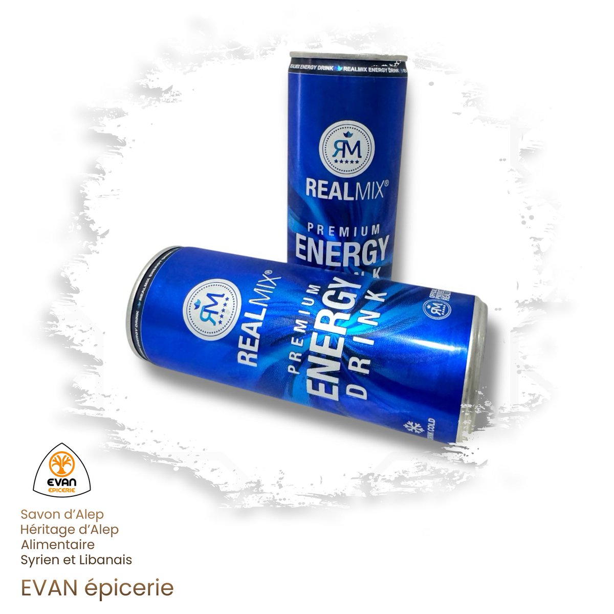 EEpicerie's tweet image. Boostez votre journée avec REALMIX ⚡️! #boissonénergisante chez Evan Épicerie !
#boissonénergisante #realmix #énergie #boisson #premium #boissonfraîche #drink #cold #evanepicerie #syrien #libanais #alimentation #savon #dalep