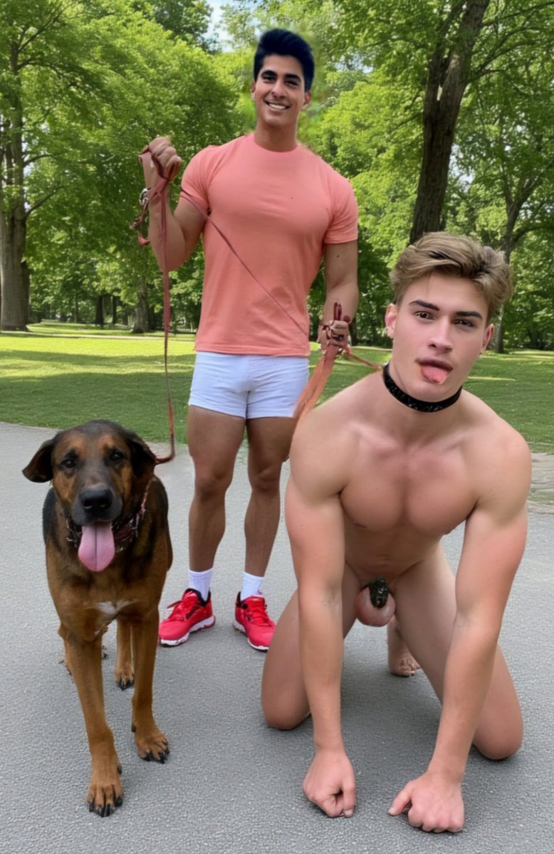Contrary to what happens in other public areas, in Dogboi Park, our four-legged friends are welcome everywhere - both the furry and the (mostly) furless varieties.

#DogboiPark 2 #gayBDSM