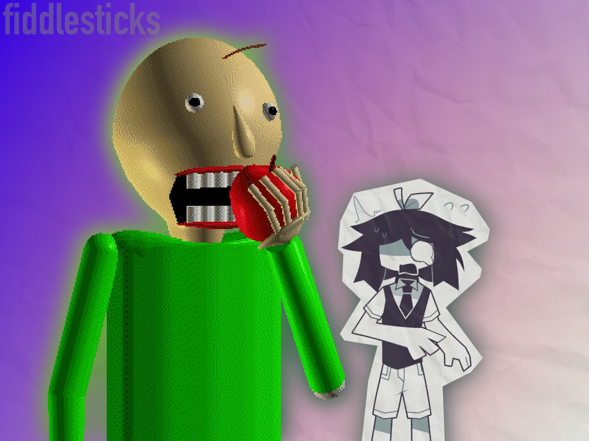 f1ddl3st1cksph's tweet image. d̴e̶l̵i̵c̶i̵o̵u̷s̴ ̷a̵p̴p̵l̴e̴
#BaldisBasics #FPE #FundamentalPaperEducation