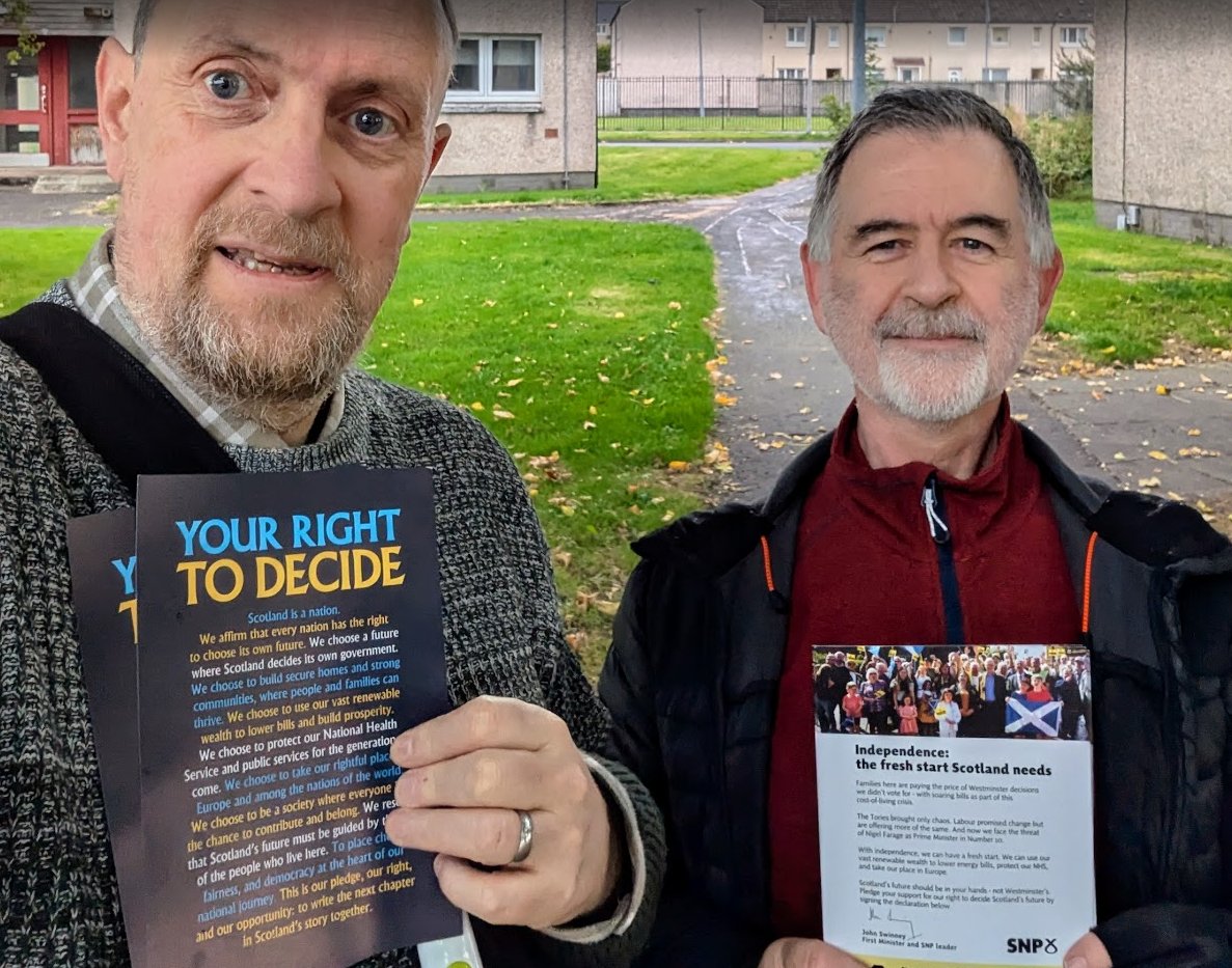 LinwoodAndCSNP's tweet image. Out leafletting today :-)