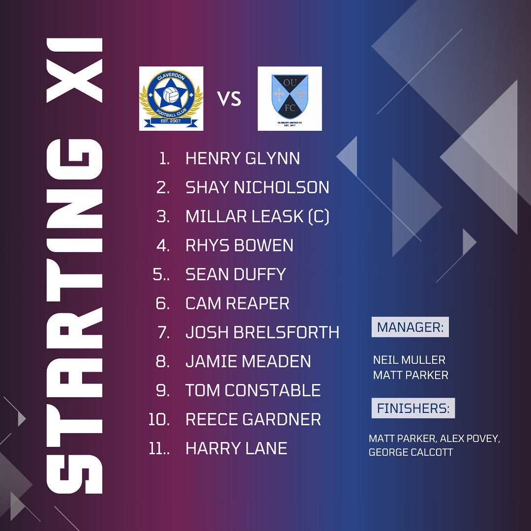 Starting XI | Matchday 4

Here’s how Claverdon FC line up for today’s home clash with Oldbury United 👊💖

Kick-off: 2:30pm
📍 Trinity High School, Redditch

Let’s keep the run going lads! ⚽🔥

#ClaverdonFC #UTC