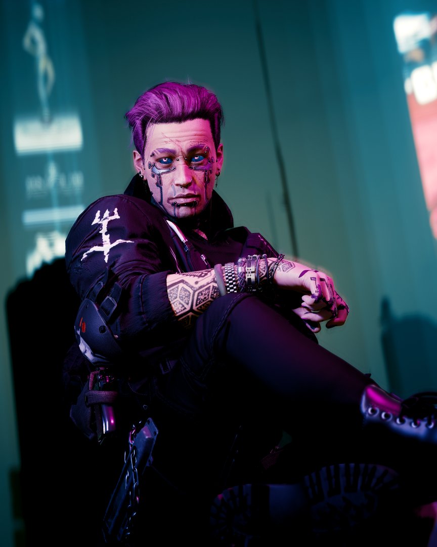 WAAAAAAAA my son. Been a little bit. #Cyberpunk2077 #Cyberpunk2077Photomode
#VirtualPhotography #MascV 
#OC