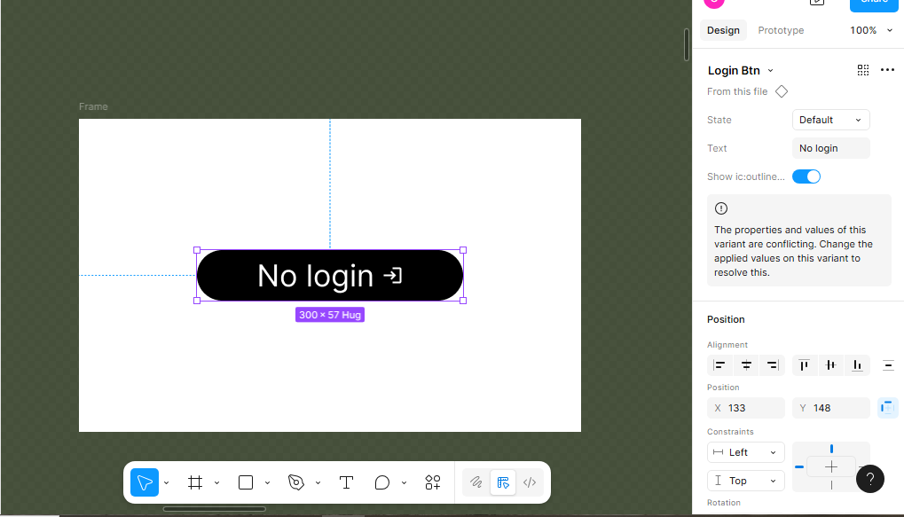 ___ayoola_dunni's tweet photo. Kicking Off My 30-days Figma Product Design Challenge! #BuildInPublic
Day 1 : A reusable button component
Today, I created a reusable button component with default/hover variance and also a boolean for the icon attached with auto-layout.
#ProductDesignChallenge #LearnFigma https://t.co/mny60OoYTZ
